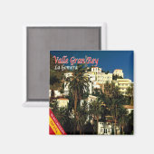 zES082 LA GOMERA, VALLE GRAN REY, Spanien, Kühlsch Magnet (Vorderseite/Rückseite)