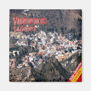zES083 LA GOMERA, VALLEHERMOSO, Spanien, Kühlschra Magnet