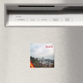 zES095 MADRID, Panorama, Spanien, Kühlschrank Magnet (In Situ (Geschirrspüler))