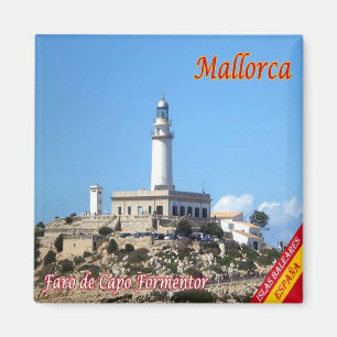 zES099 MALLORCA, FORMENTOR LIGHTHOUSE CAPO, Magnet
