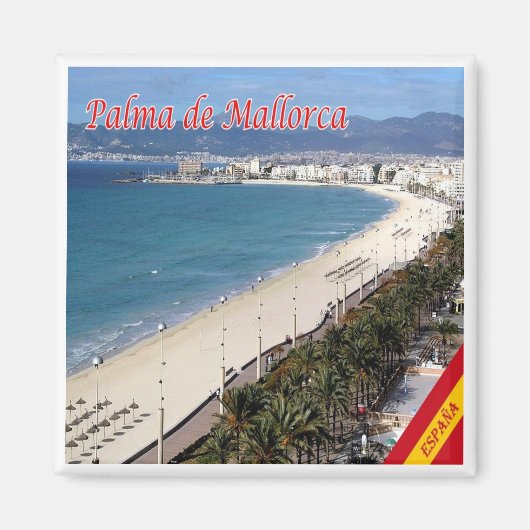 zES101 PALMA DE MALLORCA, Spanien, Kühlschrankmagn Magnet (Vorne)