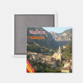 zES104 MALLORCA, VALDEMOSSA panorama, Magnet (Vorderseite/Rückseite)