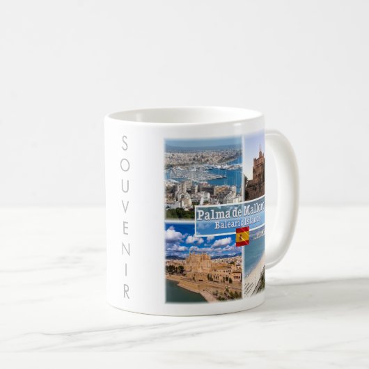 zES107 MALLORCA PALMA, Balearen, Kaffeetasse (VorderseiteRechts)
