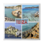 zES109 IBIZA Altstadt, CALA TARIDA, SES SALINAS, Fliese (Vorderseite)