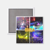 zES110 disco in IBIZA, Balearen, Spanien, Kühlschr Magnet (Vorderseite/Rückseite)