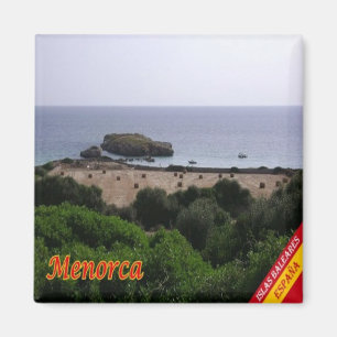 zES116 MENORCA Panorama, Kühlschrank Magnet