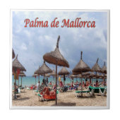 zES128 PALMA DE MALLORCA, The Beach, Fliese (Vorderseite)