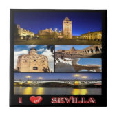 zES132 SEVILLA "I Liebe", Spanien, Fliese (Vorderseite)