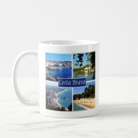 zES153 COSTA BRAVA Spanien, Kaffeetasse (Links)