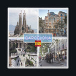 zES155 BARCELONA Sagrada Familia Casa Batllo,  Magnet<br><div class="desc">Hier finden Sie das Andenken Ihres Urlaubs. In dieser Kategorie finden sich Souvenirs verschiedener Orte: Spanien - Barcelona - Sagrada Familia - Casa Batllo - Park Guell - La Rambla. Erleben Sie Freunde und Verwandte mit den einzigartigen Souvenirs von Ihrer großartigen Reise! Probier uns!</div>