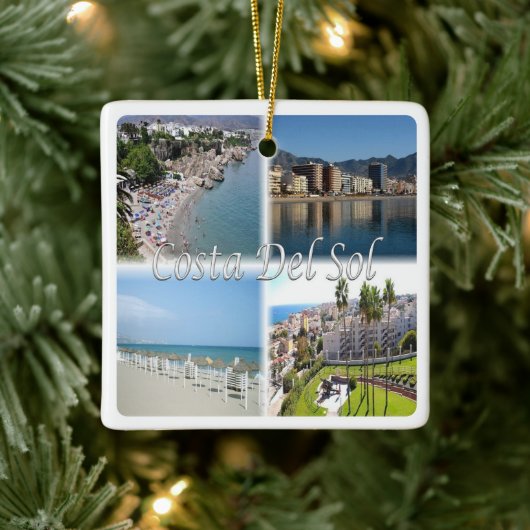 zES156 COSTA DEL SOL, Spanien, Keramikornament (Baum)