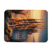 zESa13 BARCELONA Basilica Sagrada Familia, fridge Magnet (Horizontal)