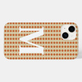 Zest Gewürzstimmungen Punkte mit Monogramm Case-Mate iPhone Hülle (Rückseite (Horizontal))