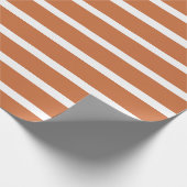 Zest-neutrale Streifen Geschenkpapier (Ecke)