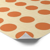 Zest Spice Moods Dots Poster (Ecke)