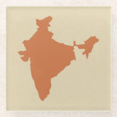 Zest Spice Moods Indien Glasuntersetzer (Vorderseite)