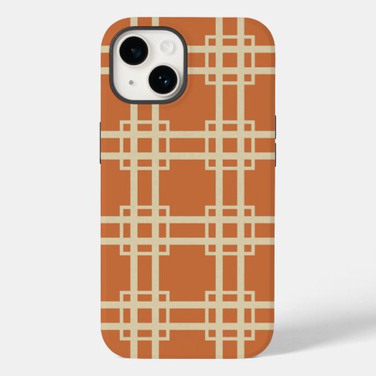 Zest Spice Moods Lattice Case-Mate iPhone Hülle (Rückseite)