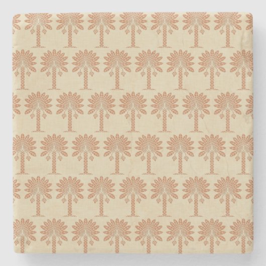 Zest Spice Moods Palm Steinuntersetzer (Vorderseite)