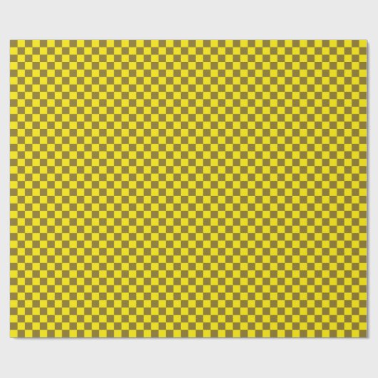 Zest- und Säure-Checkerboard Geschenkpapier (Flach)