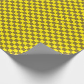 Zest- und Säure-Checkerboard Geschenkpapier (Ecke)