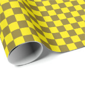 Zest- und Säure-Checkerboard Geschenkpapier (Rolleneckpunkt)