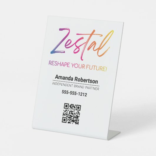 Zestal Sockelschild (Vorderseite)