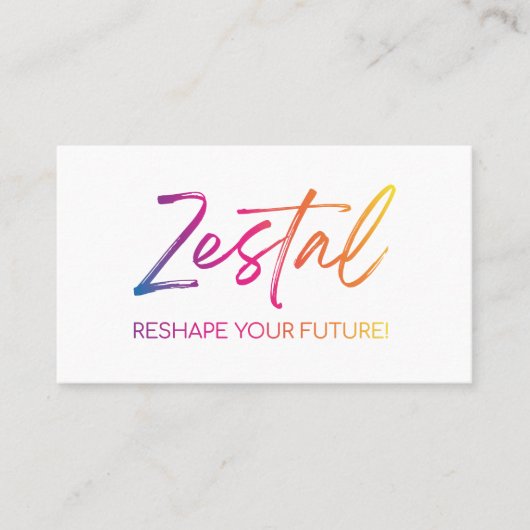 Zestal Visitenkarte (Vorderseite)