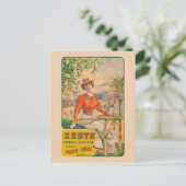 Zeste Citronnelle Vintage Poster 1904 Postkarte (Stehend Vorderseite)