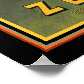 "Zeste" Vintage französische Limonade Ad-16x20 Poster (Ecke)