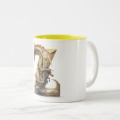 Zestful Dragon: Dragon Niedlich Cup - Typ Z Zweifarbige Tasse (VorderseiteRechts)