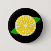 Zesty AF - Lemon Slice Button (Vorderseite)