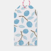 Zesty Citrus Blue Geschenkanhänger (Rückseite)