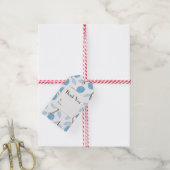 Zesty Citrus Blue Geschenkanhänger (Mit Garn)