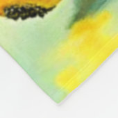 Zesty Citrus Burst of Sunshine Design Fleecedecke (Ecke)