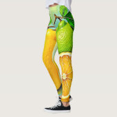 Zesty Citrus Burst of Sunshine Design Leggings (Links)