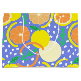 Zesty Citrus Fruit Summer Amalfi Coast Große Geschenktüte