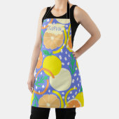 Zesty Citrus Geometric Confetti Chef Amalfi Coast Schürze (InSitu)