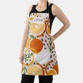 Zesty Citrus Geometric Confetti Chef Retro Kitchen Schürze (InSitu)