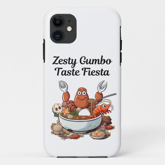 Zesty Gumbo Taste Fiesta Case-Mate iPhone Hülle (Rückseite)