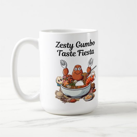 Zesty Gumbo Taste Fiesta Kaffeetasse (Links)
