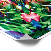 Zesty Kinetic Collage Kaleidoscope Poster (Ecke)