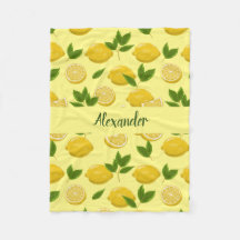 Zesty Lemon Blanket für Säuglinge, Kinder und Erwa