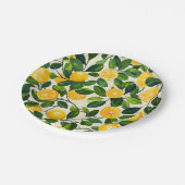 "Zesty Lemon Paper Tellers" Pappteller (Schrägansicht)