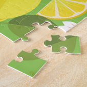 Zesty Lemon: Zitrus Pattern Delight Puzzle (Seite)