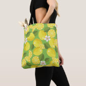 Zesty Lemon: Zitrus Pattern Delight Tasche (Von Nahem)