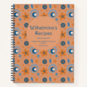 Zesty Summer Floral Pattern Notizblock (Vorderseite)