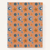 Zesty Summer Floral Pattern Notizblock (Vorderseite)