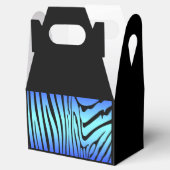 Zesty Zebra Blue Geschenkschachtel (Geöffnet)