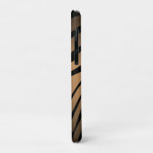 Zesty Zebra Brown Case-Mate iPhone Hülle (Hinten/Links)