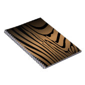 Zesty Zebra Brown Notizblock (Rechte Seite)
